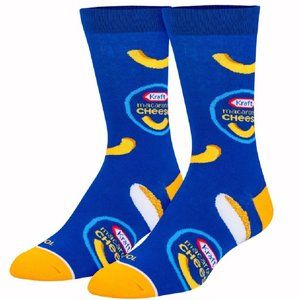 Kraft Macaroni & Cheese Crew Socks - NEW Fast Ship
